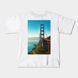 Golden Gate Bridge Kids T-Shirt